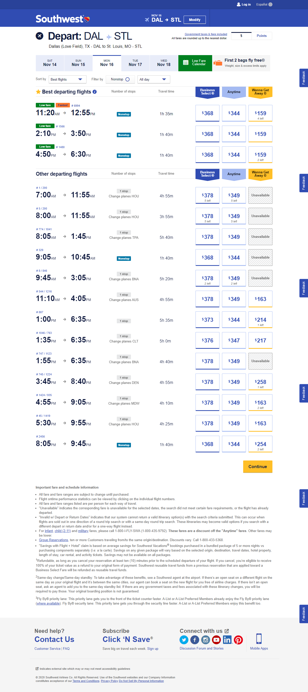 Best flight recommendations interface