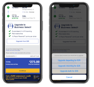 Upgrade messaging in iOS app
